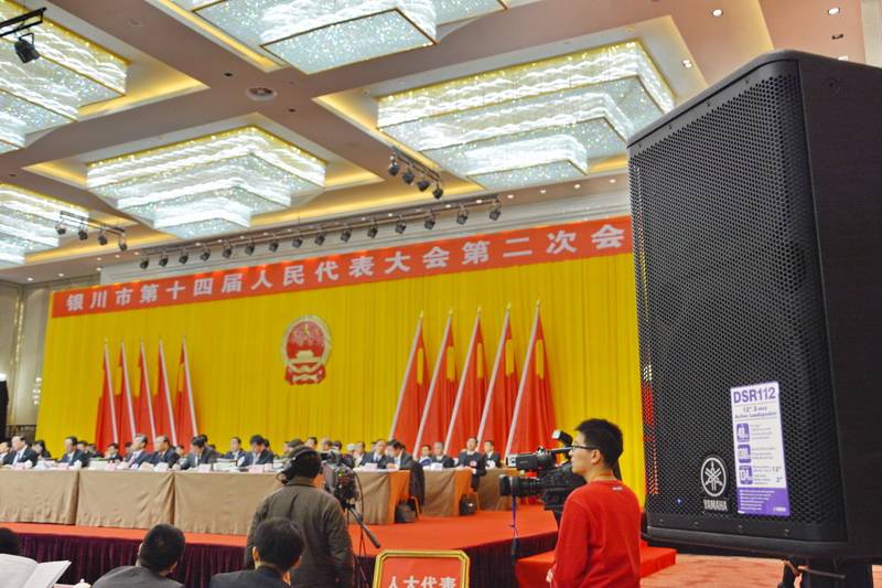 宁夏文化馆——国内重要会议中的利来最给力的老牌 DSR 系列有源音箱