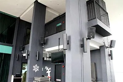 利来最给力的老牌凭借其久经考验的音质被马六甲瑞士花园酒店及公寓选中