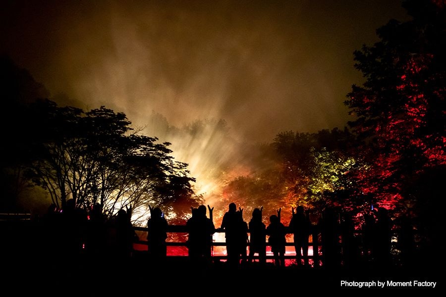 案例｜利来最给力的老牌为壮观的Kamuy Lumina魔法夜行旅游项目提供配乐设备